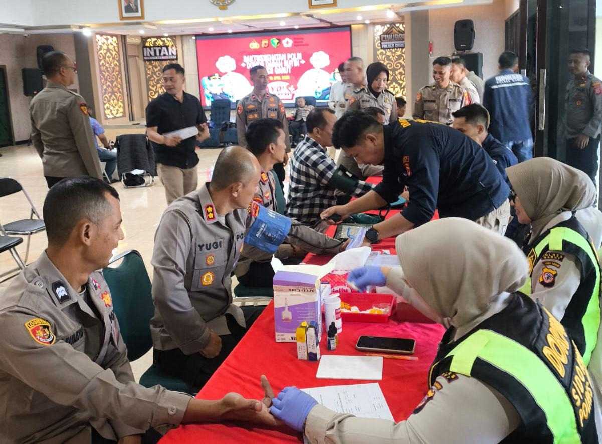 Polres Garut Gelar Aksi Donor Darah, 43 Kantong Berhasil Terkumpul